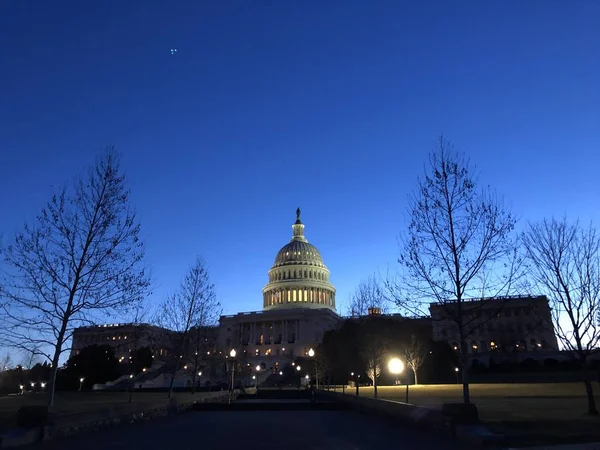Capitol Hill tijdens afzetting — Stockfoto