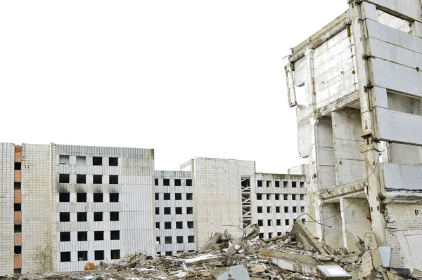 Rivning Bortskaffande Stor Industrianläggning — Stockfoto