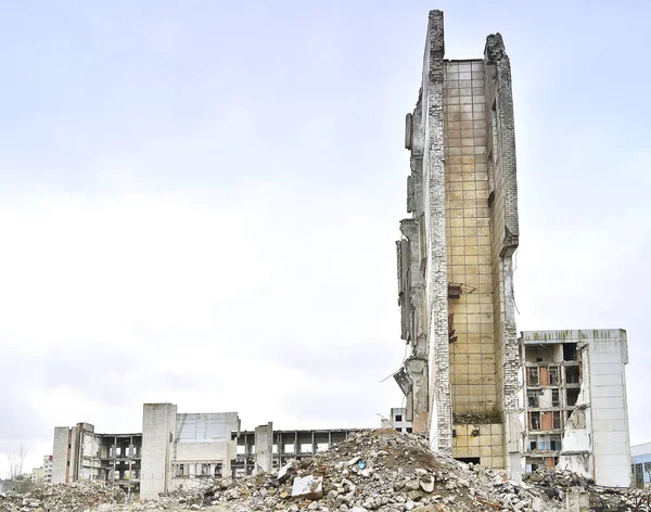 Demolición Eliminación Una Gran Planta Industrial —  Fotos de Stock
