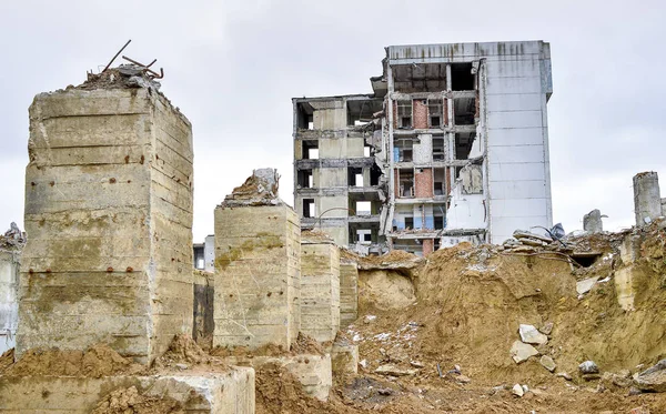 철거 및 산업 대기업의 잔해의 철거 — 스톡 사진