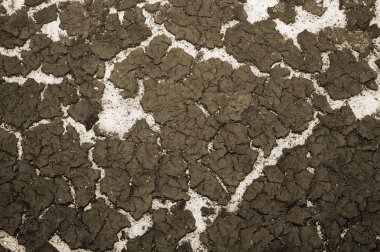 Rezervuar kum ve silt üstte birikimi alt doku. Arka plan. Tonlama.