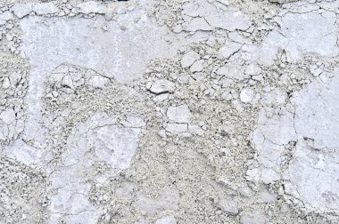 Eski binanın gevşek sıva ile beton duvar parçası. Arka plan