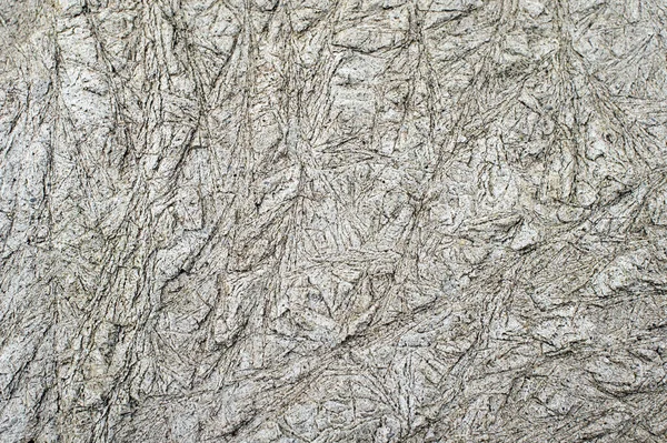 Parete di cemento colore grigio bel graffiato abrasivo metallico per l'applicazione di uno strato fresco di gesso. Contesto — Foto Stock