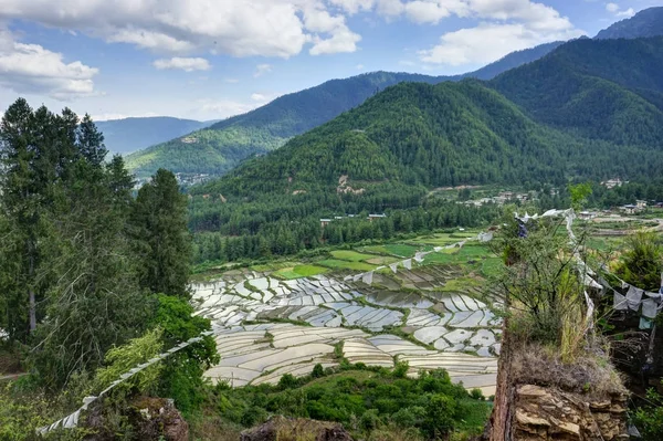 Butão Vista da Natureza — Fotografia de Stock