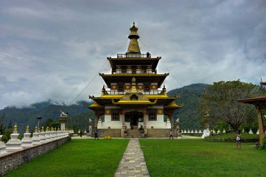 Bhutan tapınakta genelinde görünümü