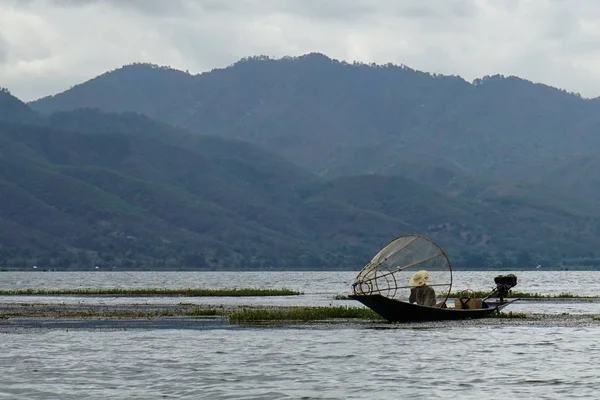 Bir Lake Fisherman Inle Lake Myanmar Nyaung Shwe