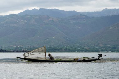 Bir Lake Fisherman Inle Lake Myanmar Nyaung Shwe