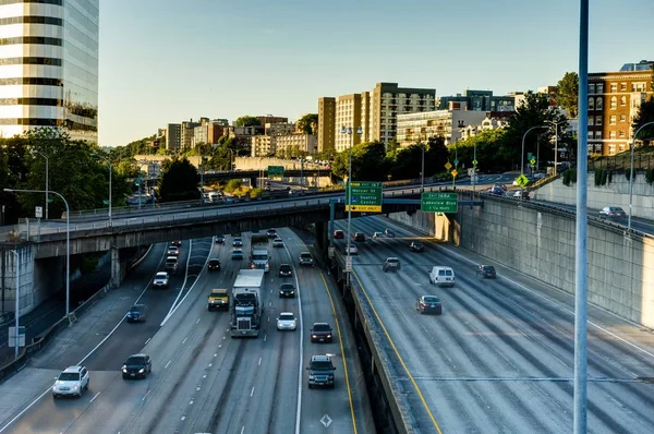 V Seattlu Washington ve Spojených státech amerických — Stock fotografie