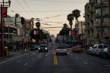 San Francisco sokak manzarası