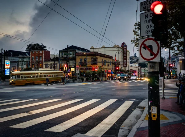 Pohled do ulic v San Francisco Kalifornie Spojené státy americké — Stock fotografie