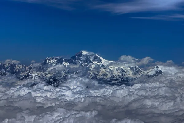 Ιμαλάια mount Έβερεστ θέα από την πτήση Πάρο Μπουτάν προς Kat — Φωτογραφία Αρχείου