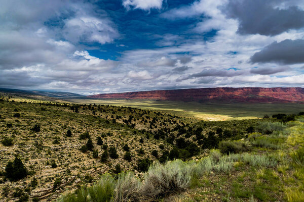View towards vermillion cliffs Arizona USA