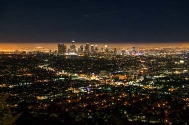 Griffith Gözlemevi Los Angeles La şehir gece görüş