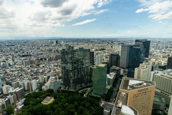 Utsikt över Tokyo från Government Building — Stockfoto