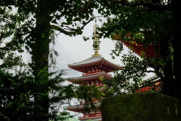 Tempio di Senso-ji Kannon, Tokyo, Giappone — Foto Stock