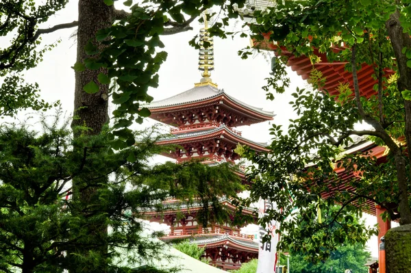 Templo de Senso-ji Kannon, Tóquio, Japão — Fotografia de Stock