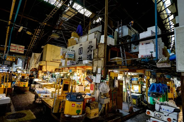 Τόκιο-αγορά ψαριών Tsukiji — Φωτογραφία Αρχείου