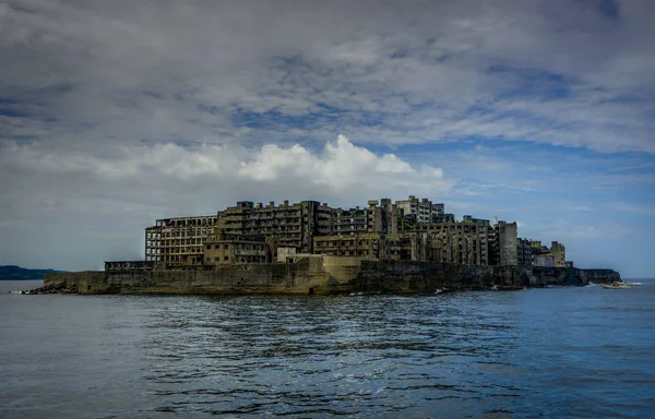 Isla Hashima Abondoned Ghost Island cerca de Nagasaki — Foto de Stock