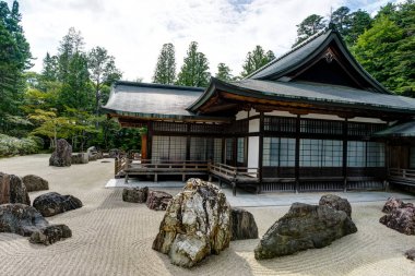 Kongobuji bina Tapınağı ile geleneksel Japon evi Tapınağı