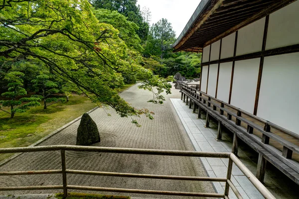 Templo de Kongobuji Templo de construção tradicional da casa japonesa com — Fotografia de Stock