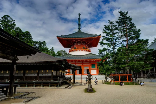 Koyasan Danjo Garan tapınak tapınak Japonya