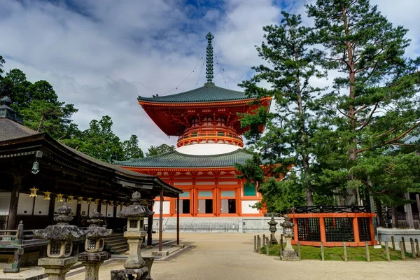 Templo de Koyasan Danjo Garan Santuario Japón —  Fotos de Stock