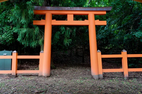 Torii oranžová v Nara Japonsko — Stock fotografie