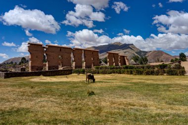 Eski İnka harabelerini Andes Anconcagua Peru