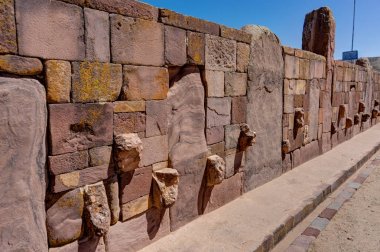 Tiwanaku Bolivya La Paz kalıntıları