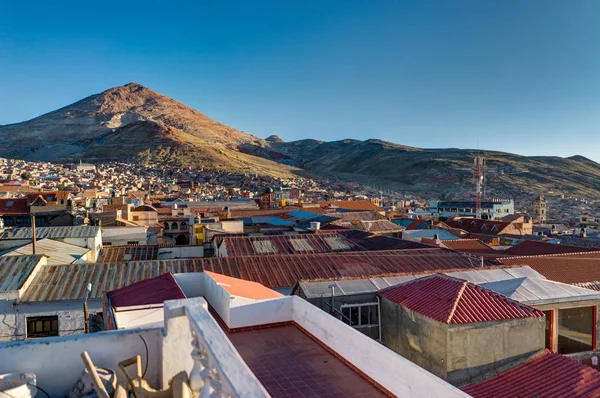 Вид на город Потоси Боливия в Южной Америке — стоковое фото