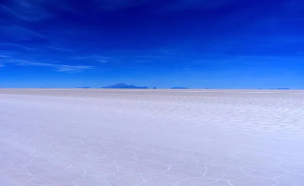 Mieszkania soli w Boliwia Salar de Uyuni pustyni Altiplano — Zdjęcie stockowe