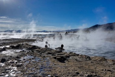 Kaplıcalar Altiplano Bolivya