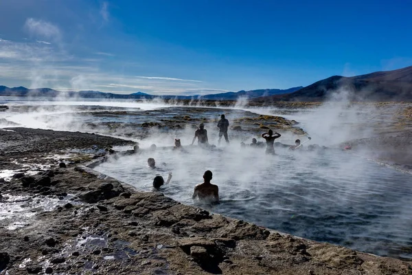 Hot Springs Altiplano Bolivia — Stock Photo, Image