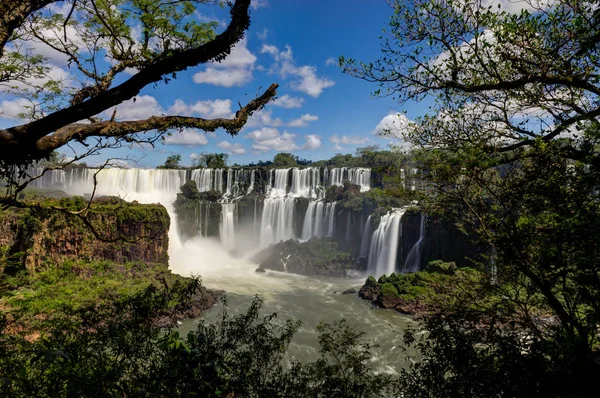 Iguazu vodopády Jungle Argentina Brazílie — Stock fotografie