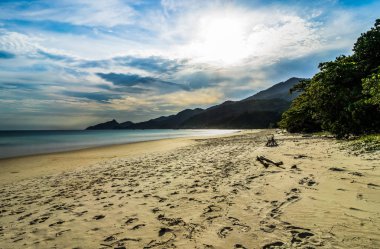 Lopes Mendes Beach Ilha Grande Rio de Janeiro Brezilya güneyinde