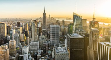 New York Skyline Manhatten Cityscape Empire State Binası