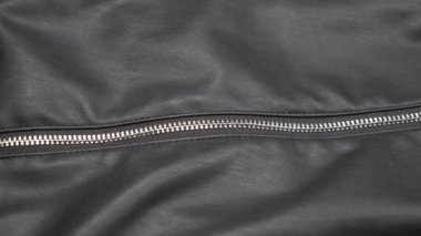 Arka plan kumaşının dokusu. Fermuarlı kumaş derisi milletvekili. Yakın çekim