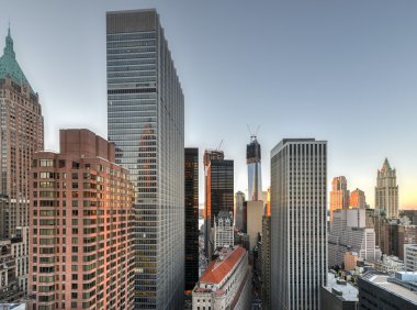 Downtown Skyline Manhattan Görünümü