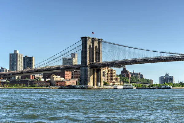 Brooklyn bridge pohled — Stock fotografie