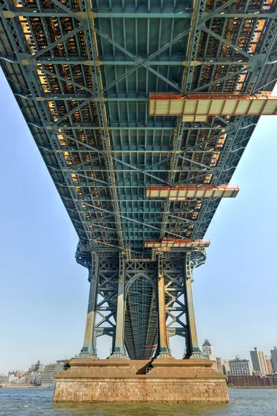 Manhattan Köprüsü görünümü — Stok fotoğraf