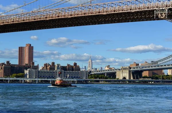 Skyline von New York City — Stockfoto