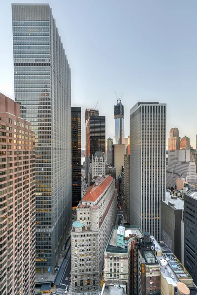 Downtown Skyline Manhattan Görünümü — Stok fotoğraf
