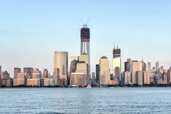 New York Skyline från Jersey City — Stockfoto