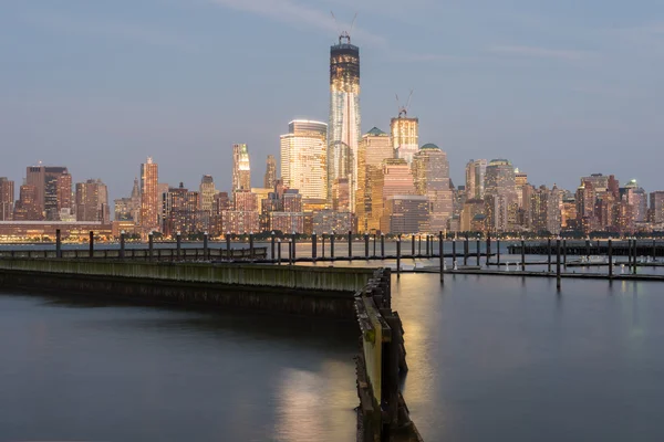 Skyline de Nueva York desde Jersey City — Foto de Stock