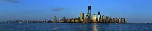 Вид на Манхэттен из Нью-Джерси — стоковое фото