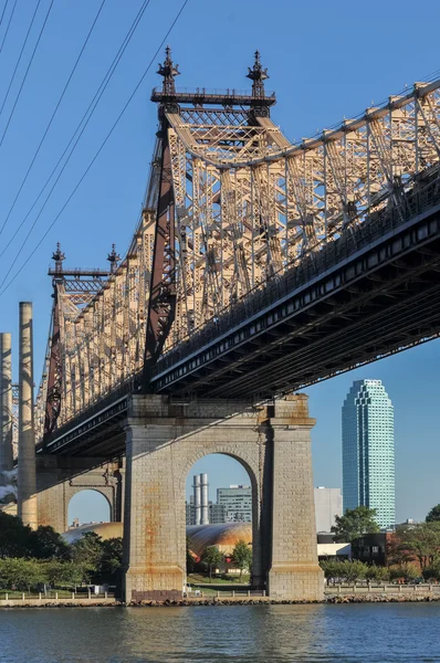 Queensboro (Ed Koch) Bridge desde Manhattan — Foto de Stock