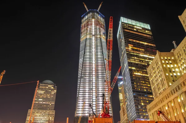 World Trade Center em construção — Fotografia de Stock