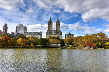 New York'ta sonbahar Central Park'ta