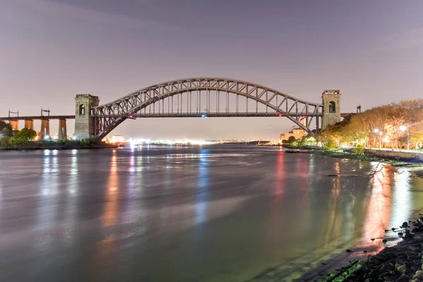 Hell Gate Bridge - New York City — Zdjęcie stockowe