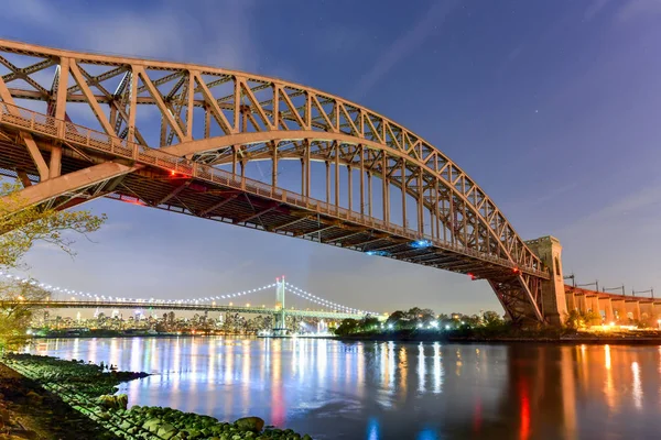 Hell Gate Bridge - Ciudad de Nueva York — Foto de Stock